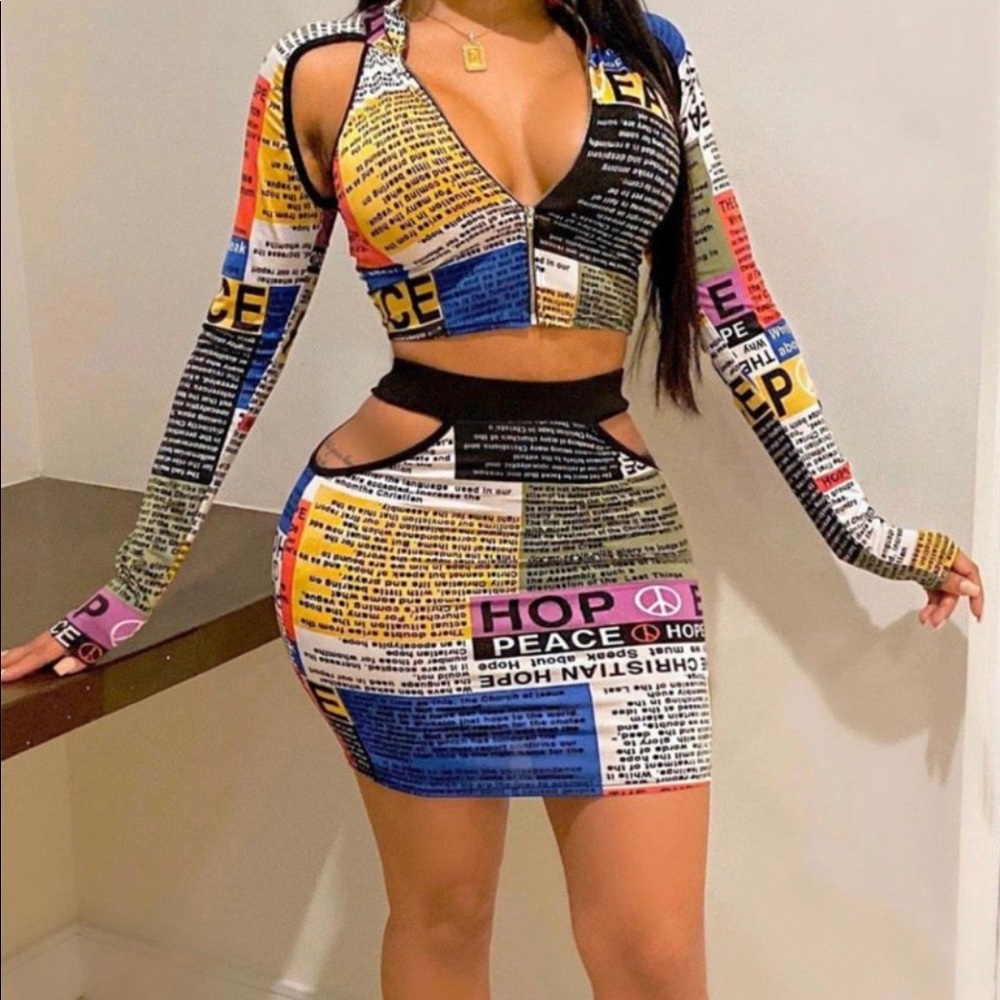 Sexy two piece outfit